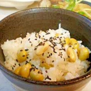 大豆の炊き込みごはん